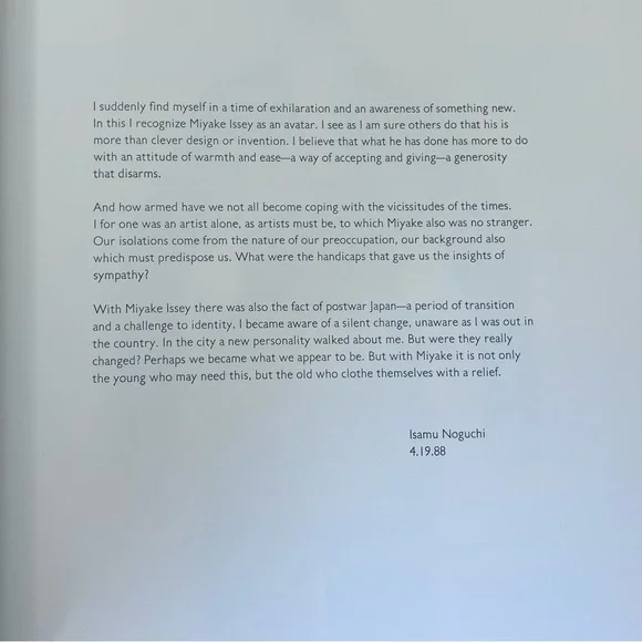 NWT ISSEY MIYAKE Book, First Edition, PHOTOGRAPHS By Irving Penn Hardcover, MINT